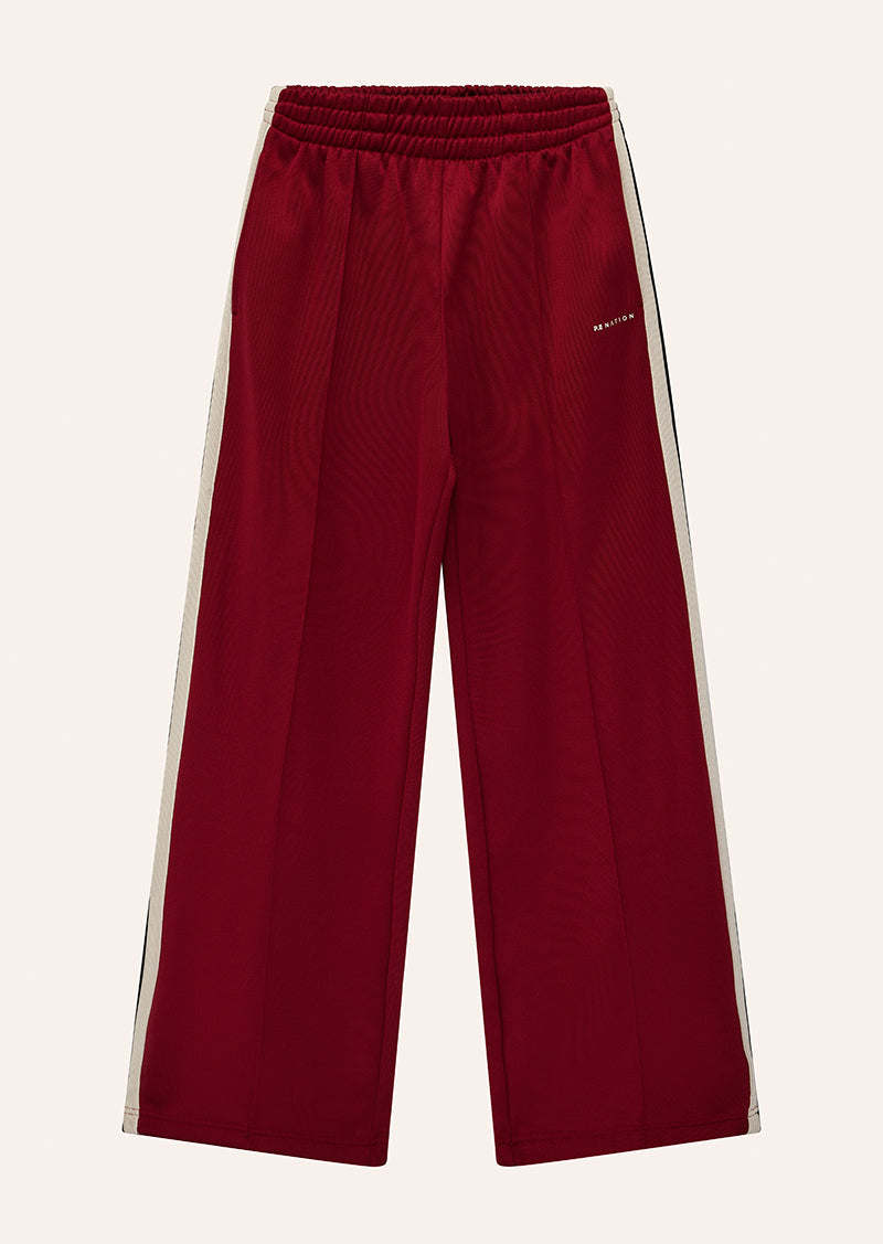 Tricot Trackpant in Cherry by P.E Nation, Women's Athleisure Trackpant