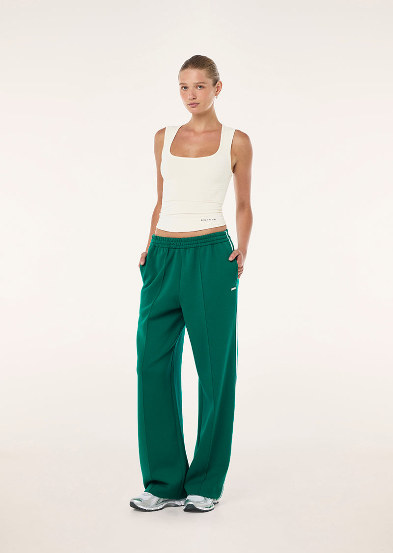TRIUMPH PANT IN COLLEGE GREEN BY P.E NATION, WOMEN'S TRACK PANTS