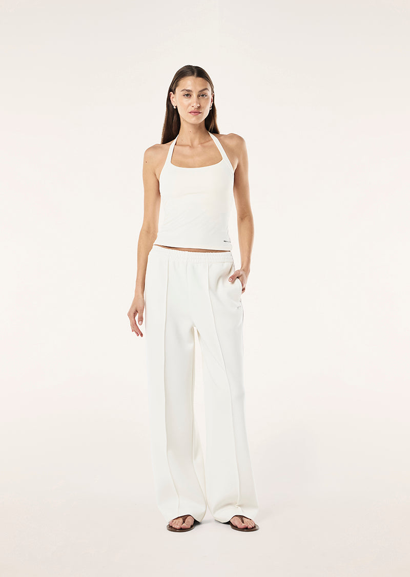 TRIUMPH PANT IN WHISPER WHITE BY P.E NATION WOMENS LEISURE TRACKPANT CREAM