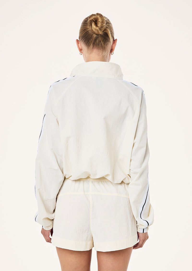 ULTRA JACKET IN WHISPER WHITE BY P.E NATION, WOMEN'S ATHLEISURE JACKET