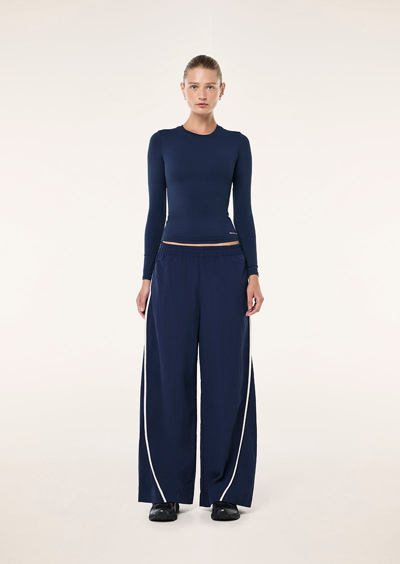 VELOCITY PANTS IN DARK NAVY BY P.E NATION, WOMEN'S ATHLEISURE TRACKPANTS