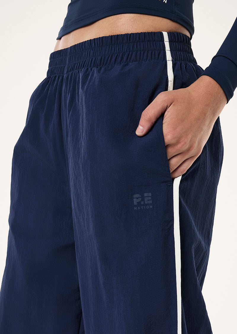 VELOCITY PANTS IN DARK NAVY BY P.E NATION, WOMEN'S ATHLEISURE TRACKPANTS