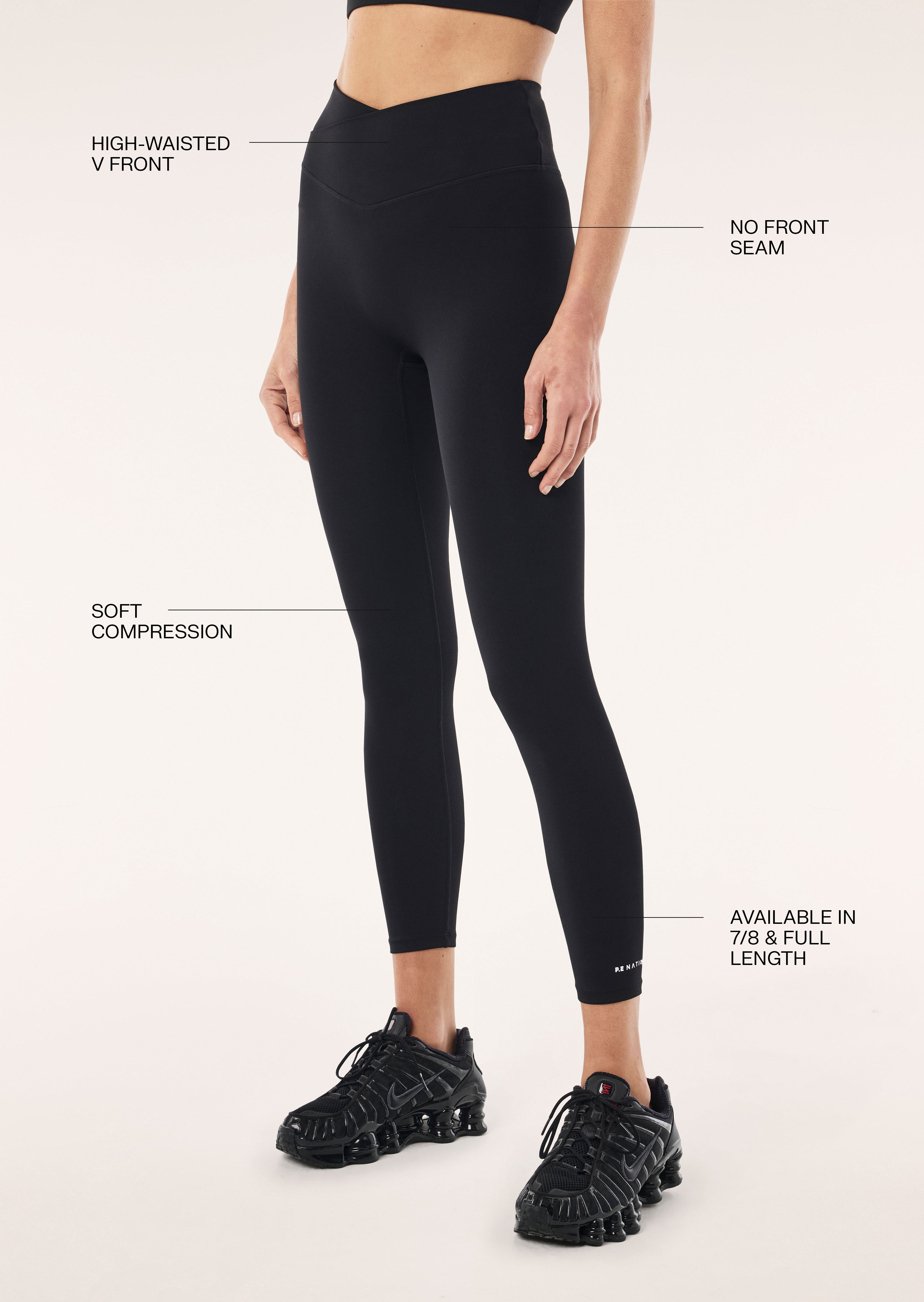 WANDER 7/8 LEGGING IN BLACK