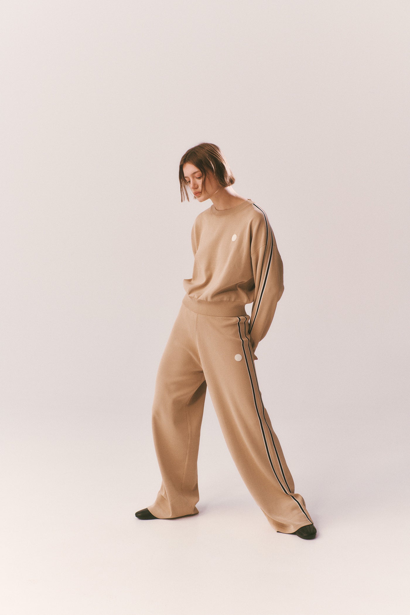 RETREAT KNIT JUMPER IN OXFORD TAN