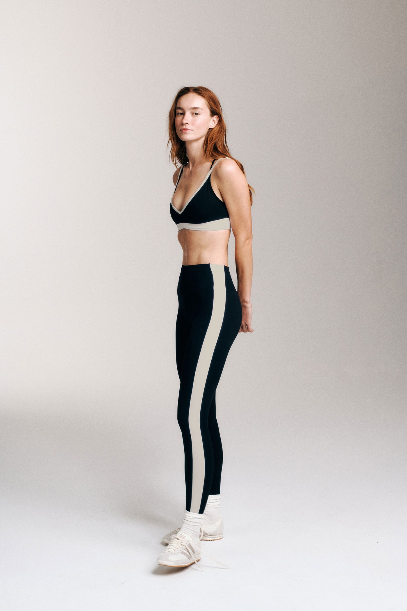 HIGHGATE FULL LENGTH LEGGING IN BLACK & CLOUD