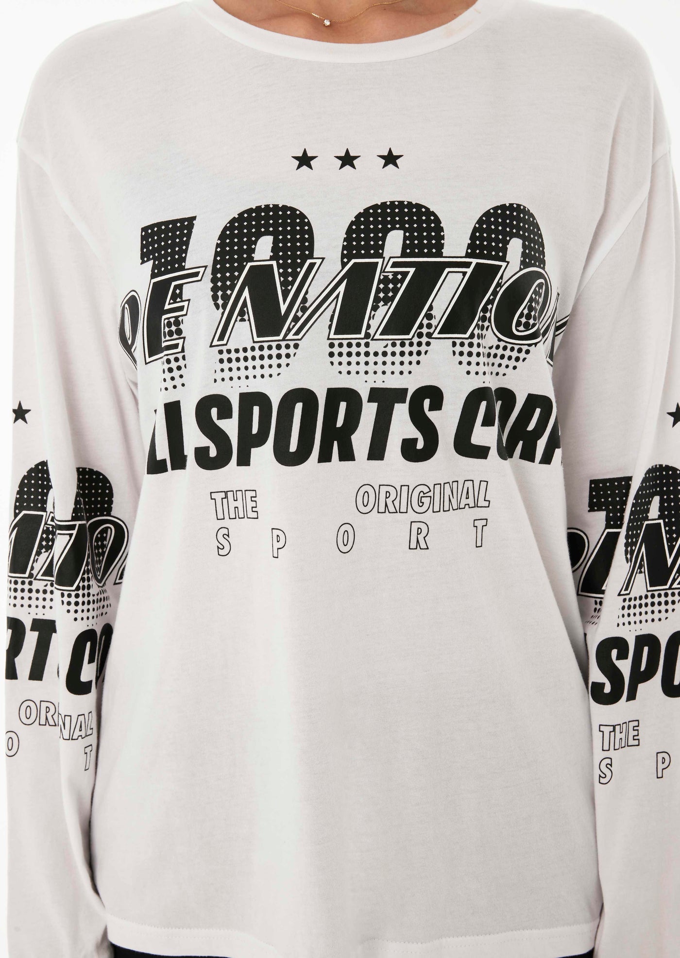 CONTENDER LS TEE IN OPTIC WHITE