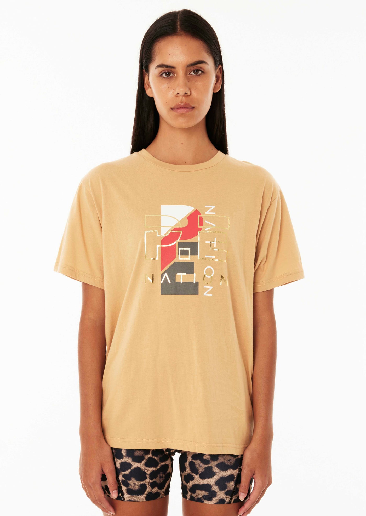 HERITAGE SS TEE IN SAND
