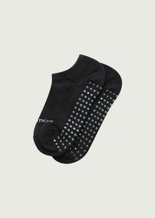 HOMAGE GRIP ANKLE SOCK IN BLACK