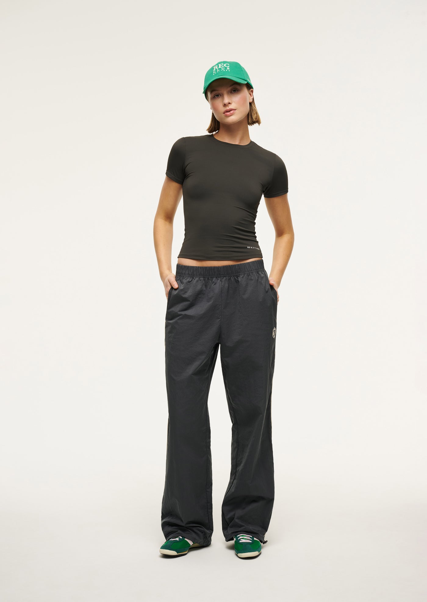 FOUNDATION SHORT SLEEVE TEE IN ASPHALT
