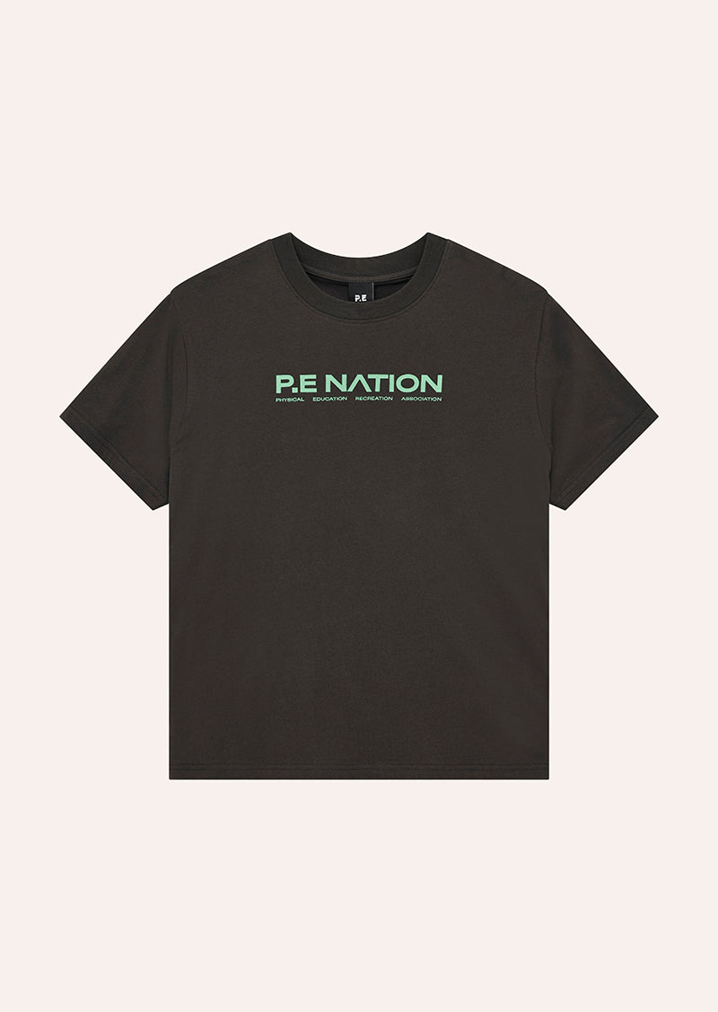 AERO SHORT SLEEVE TEE IN CAVIAR