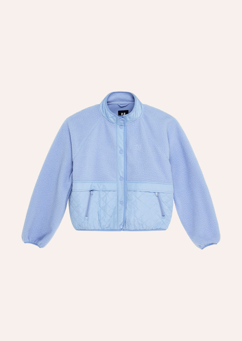 P.E NATION WOMENS TECHNIQUE QUILT JACKET IN DUSTY BLUE WOMENS JACKET