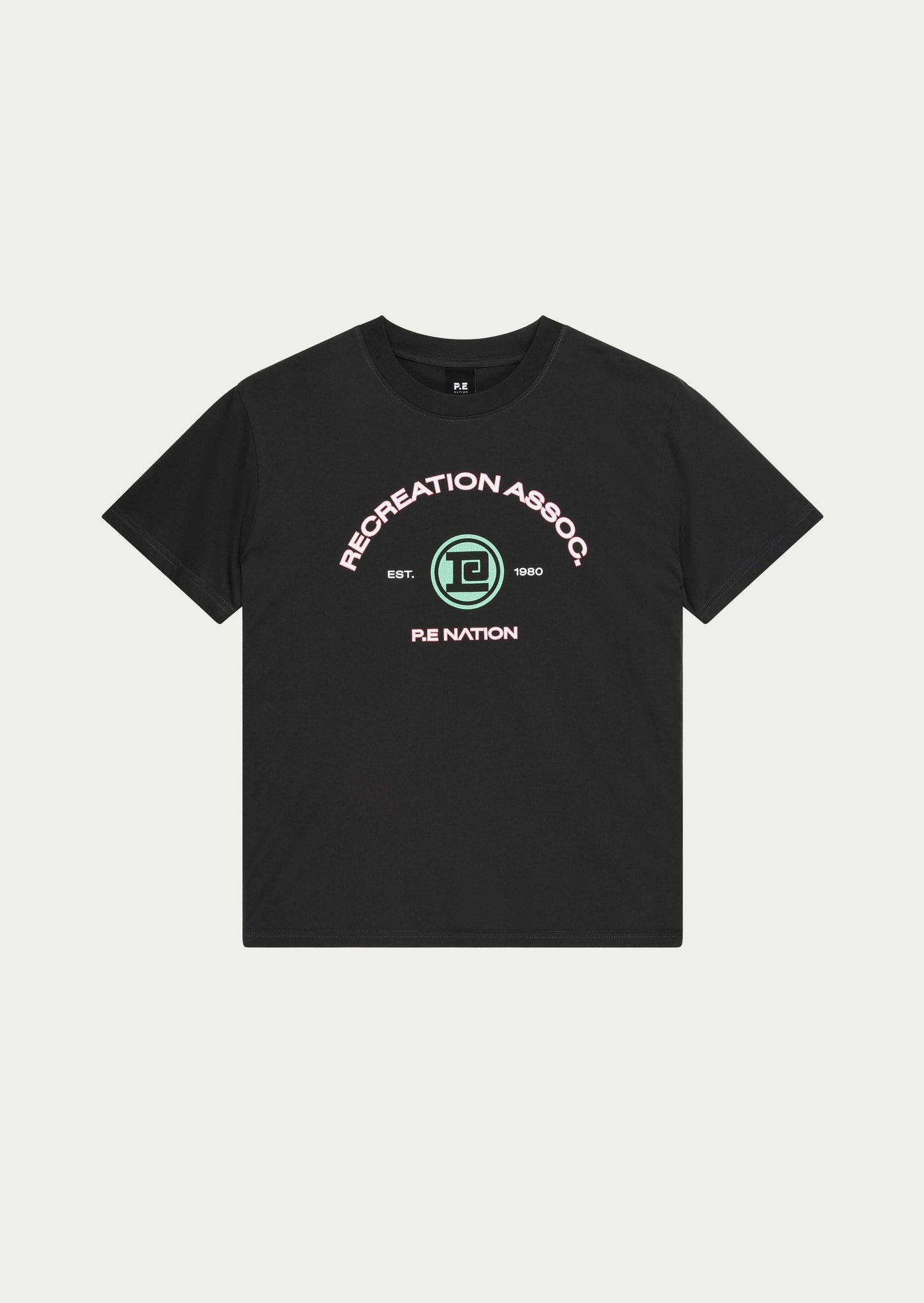 CRESCENT TEE IN ASPHALT