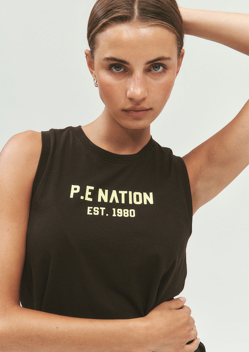 PHANTOM TANK IN BLACK BEAN BY P.E NATION