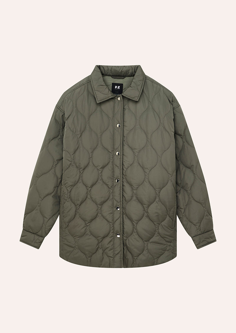 MOMENT JACKET IN DUSTY OLIVE