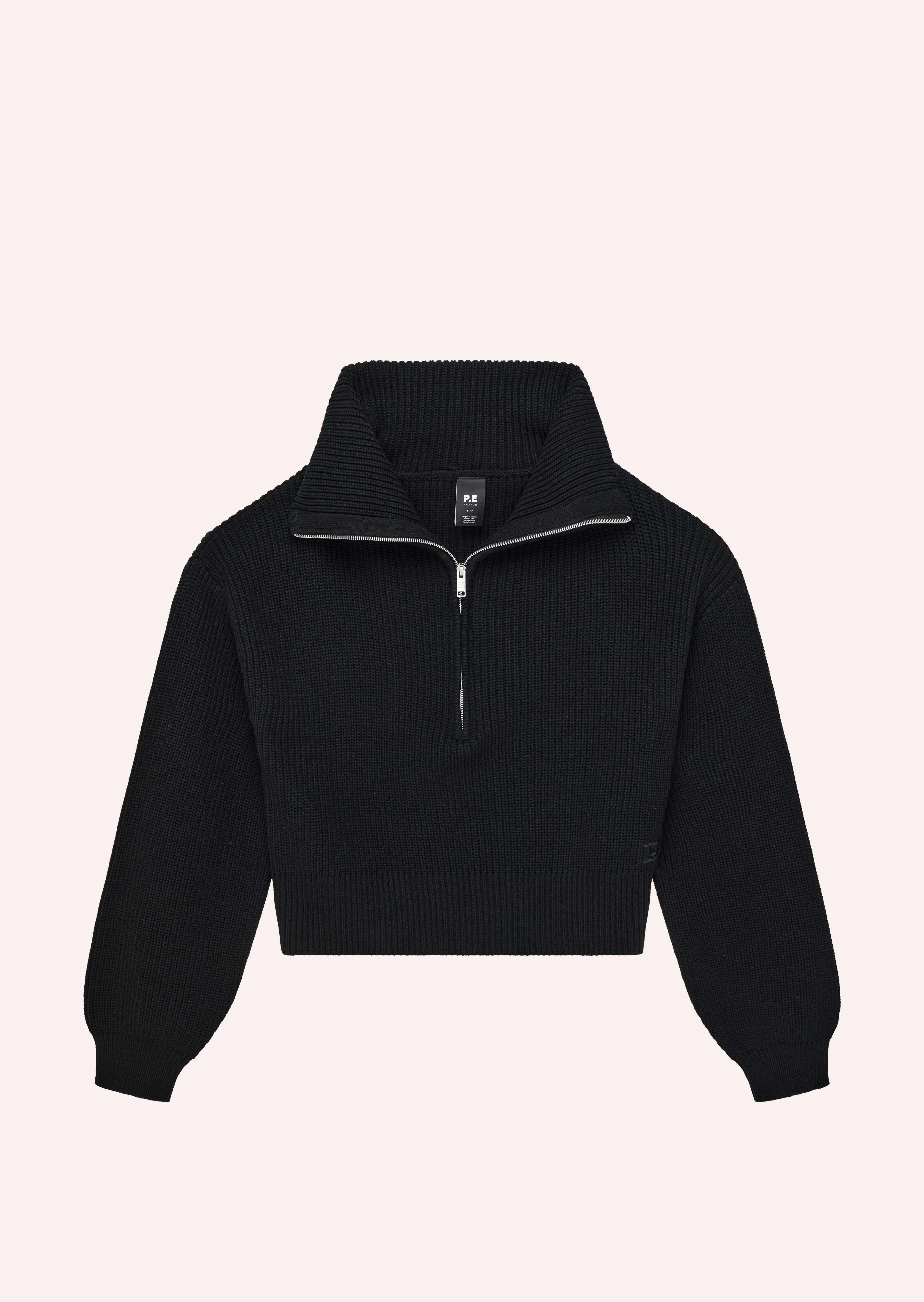 トップス ALMOSTBLACK \"HIGH NECKED ZIP-UP KNIT\" 22AW】 ALMOSTBLACK (オールモストブラック) 