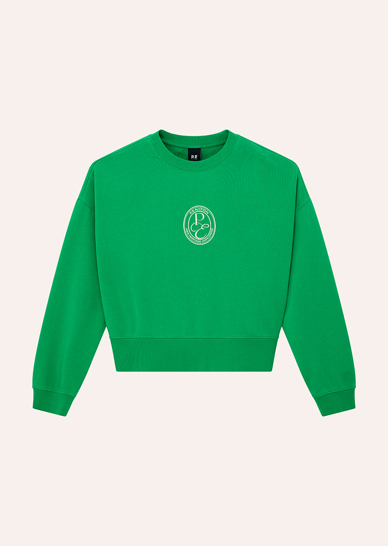 EXPOSITION SWEAT IN WASHED KELLY GREEN