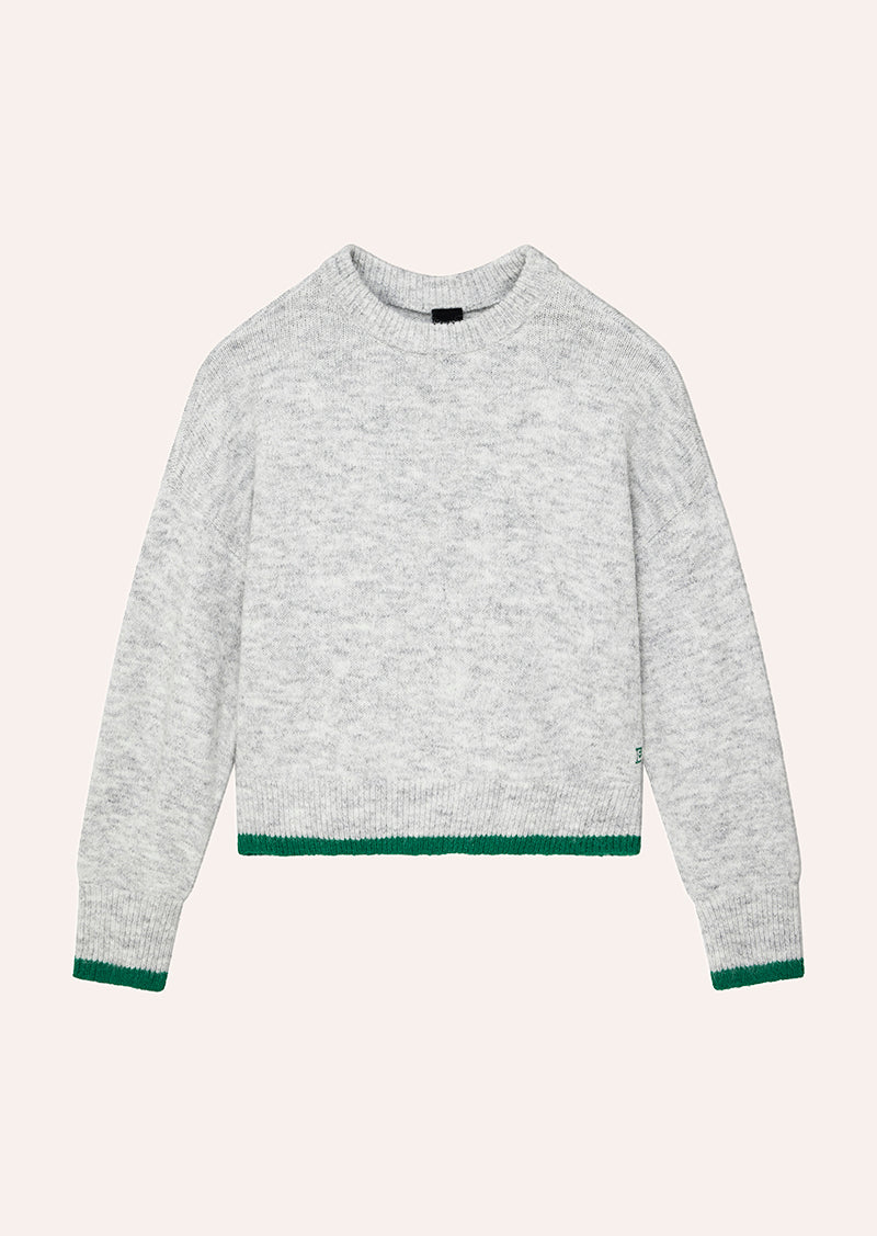 MARQUEE KNIT IN GREY MARLE