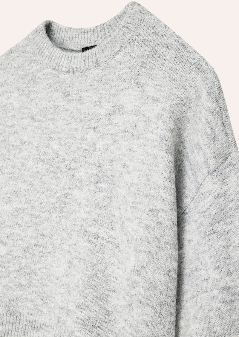 MARQUEE KNIT IN GREY MARLE