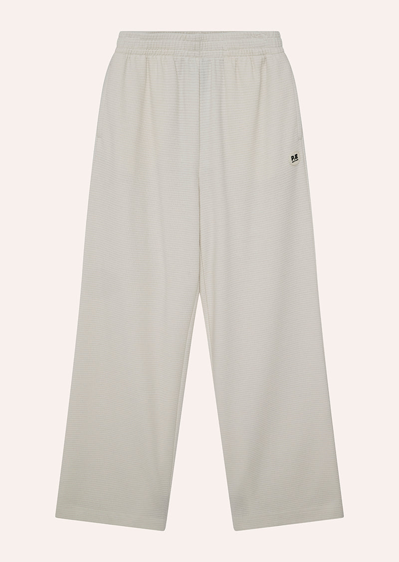 PRINTEMPS WAFFLE TRACKPANT IN WHISPER WHITE