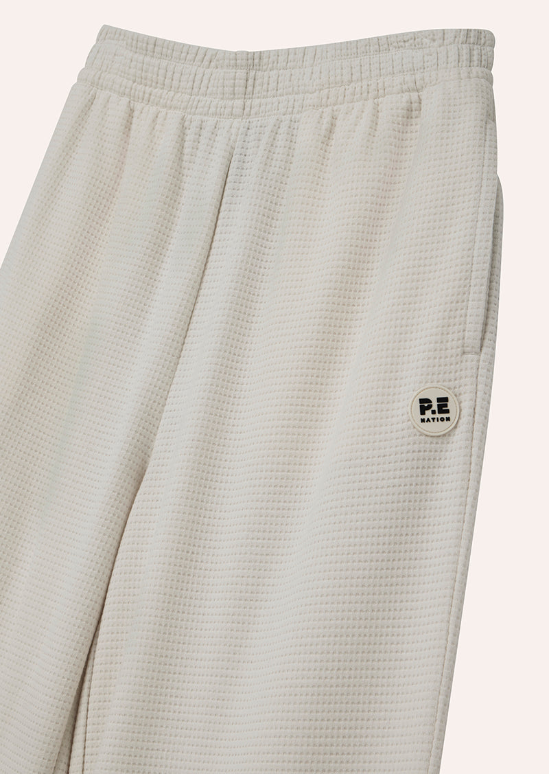 PRINTEMPS WAFFLE TRACKPANT IN WHISPER WHITE