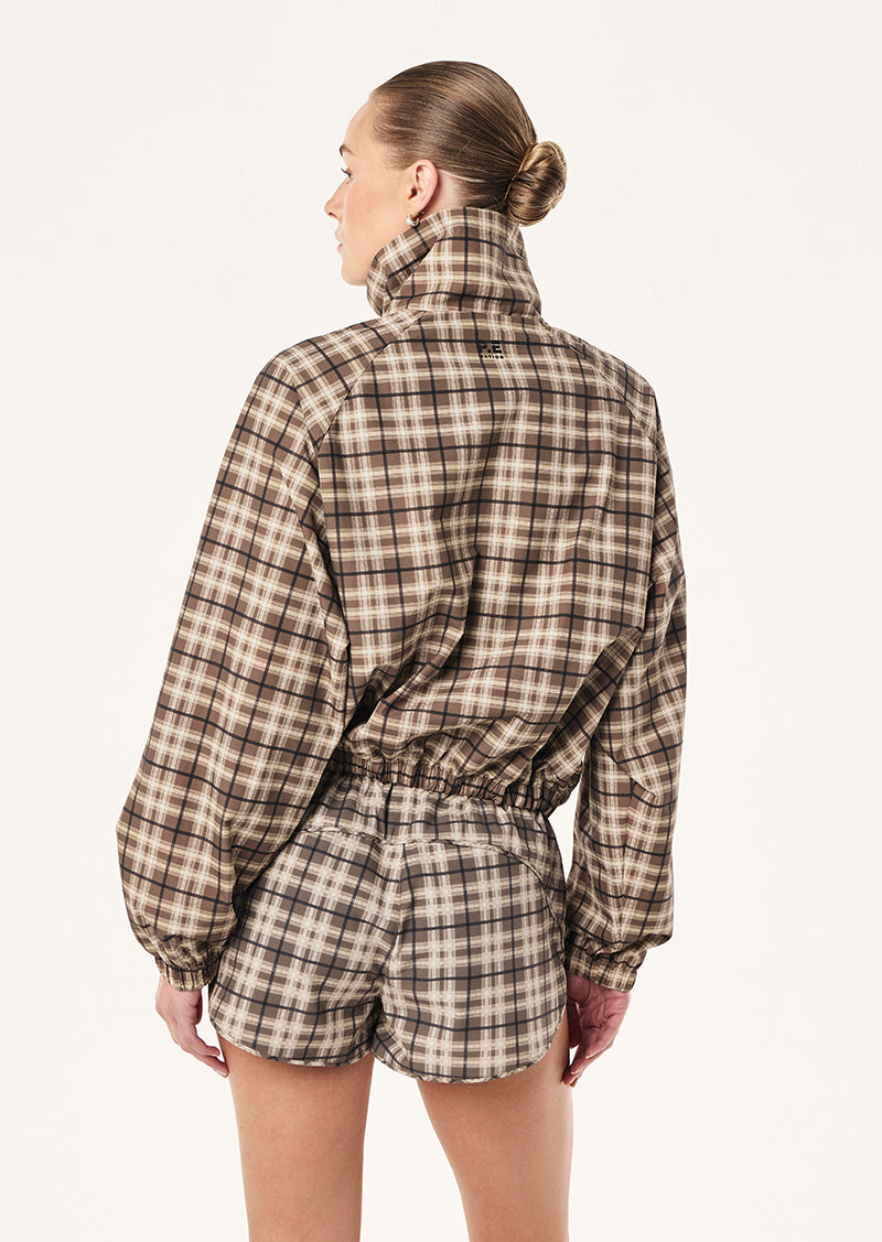 Trek Oversized Jacket in Chevk by P.E Nation, Women's Athleisure Spray Jackets