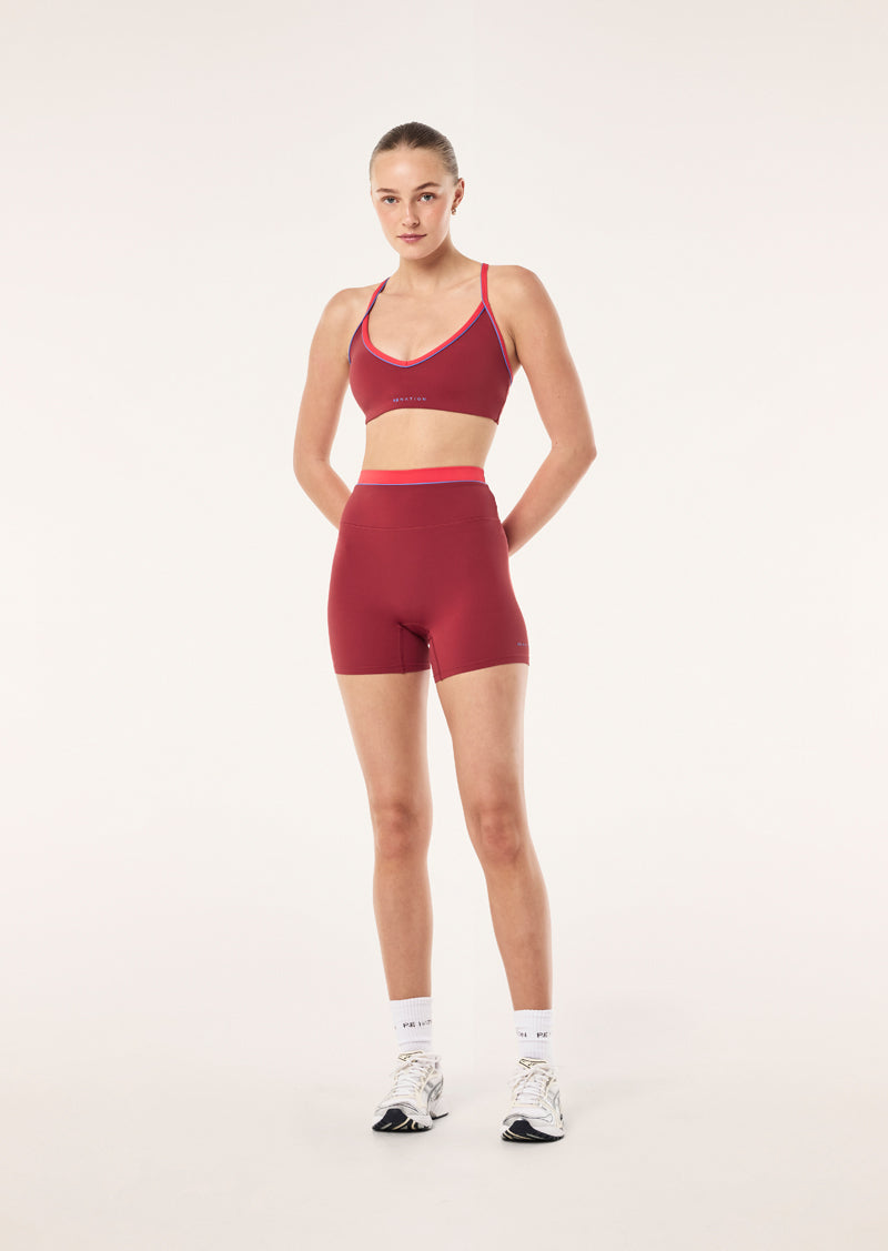 SIGNATURE SCOOP TANK IN DARK PLUM BY P.E NATION