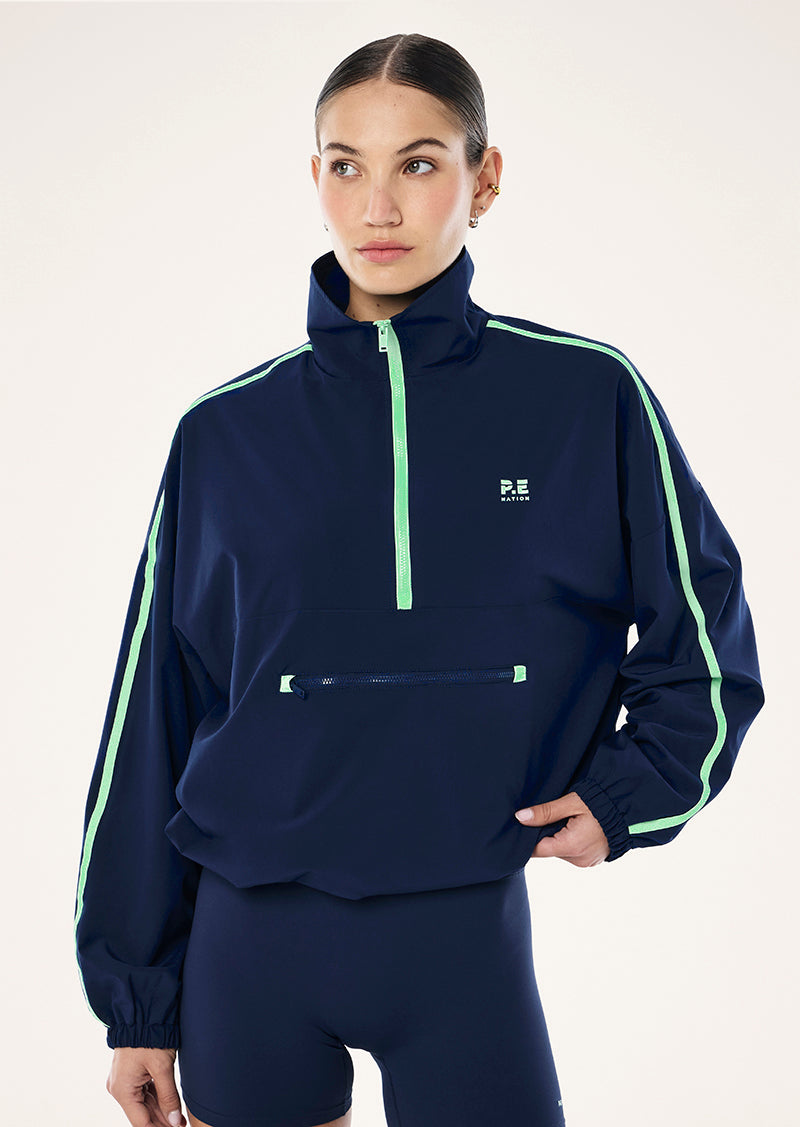 ACCELERATE QUARTER ZIP IN DARK NAVY