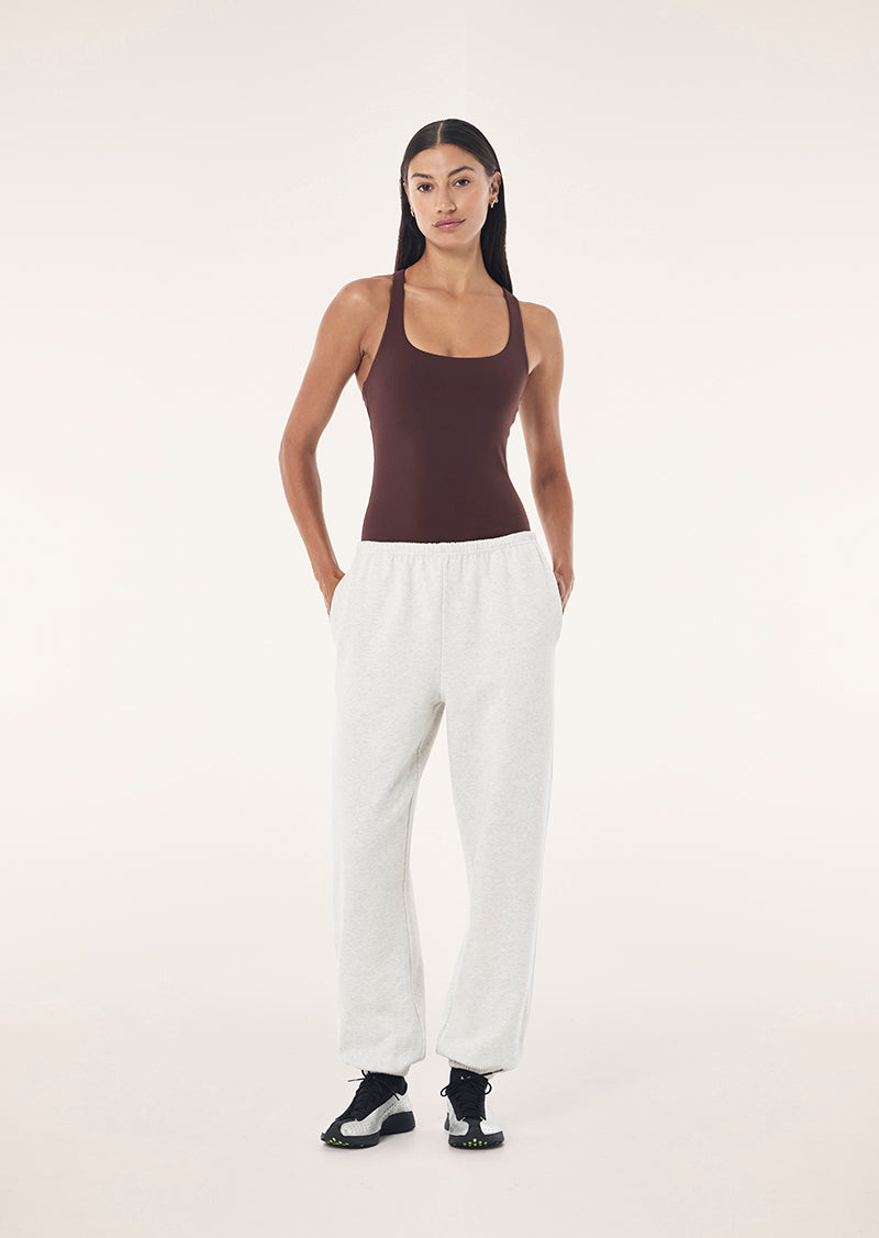 Adventure Cuffed Trackpant in Snow Marle by P.E Nation