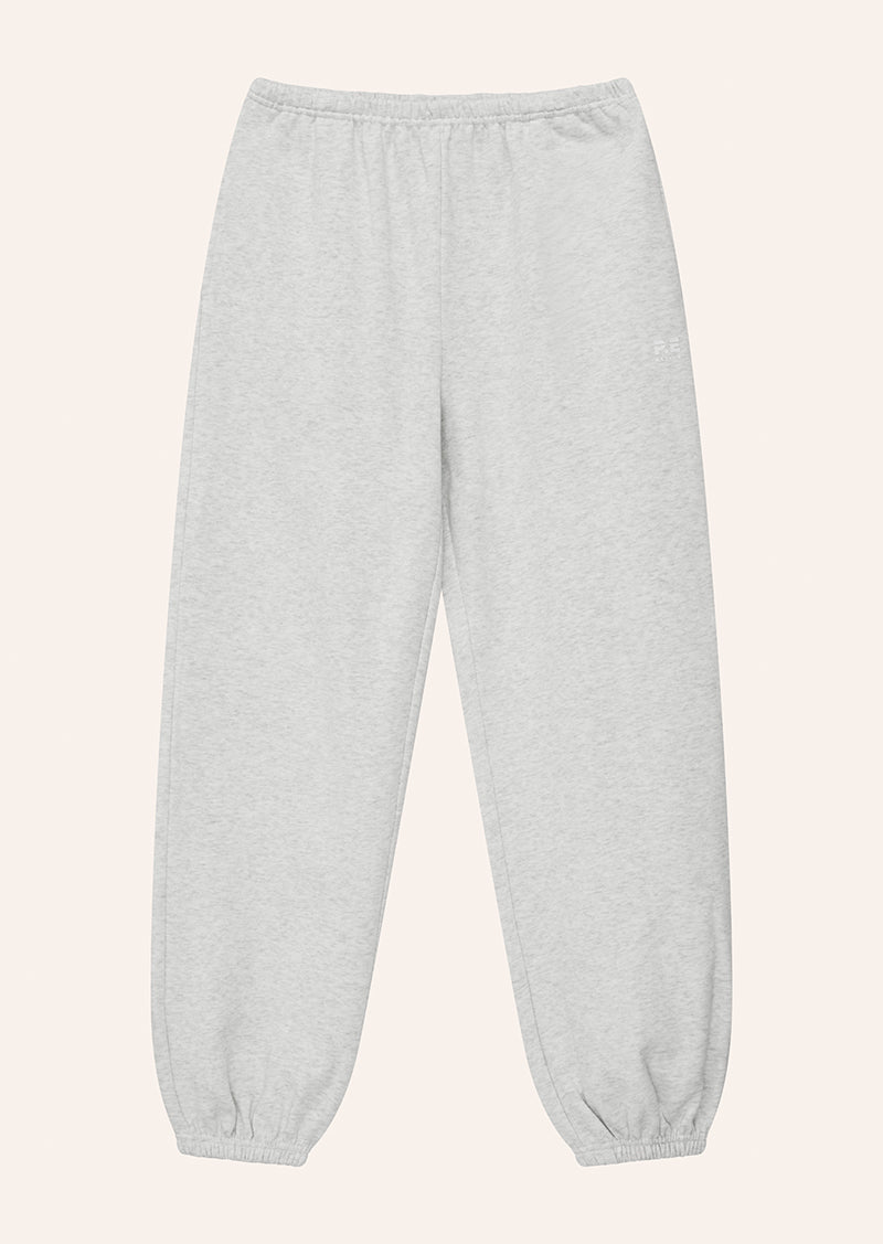 Adventure Cuffed Trackpant in Snow Marle by P.E Nation, Women's Athleisure Cuffed Trackpant