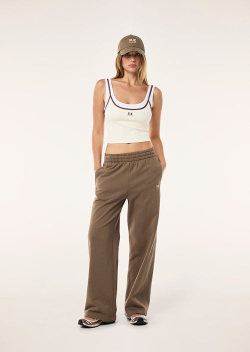 ADVENTURE TRACKPANT IN WALNUT BY P.E NATION