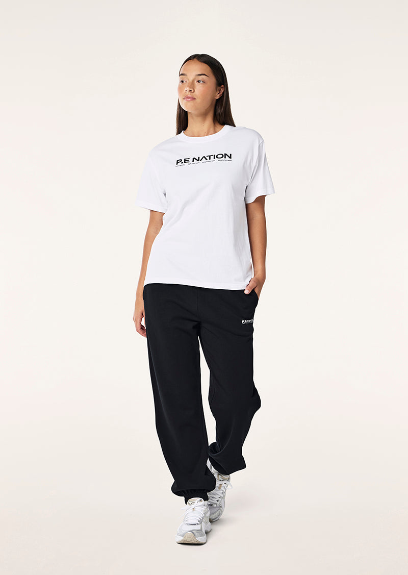 AERO SHORT SLEEVE TEE IN OPTIC WHITE