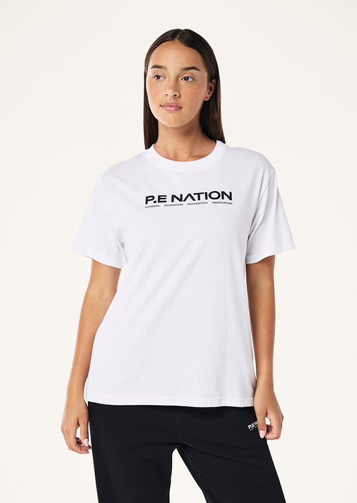 AERO SHORT SLEEVE TEE IN OPTIC WHITE
