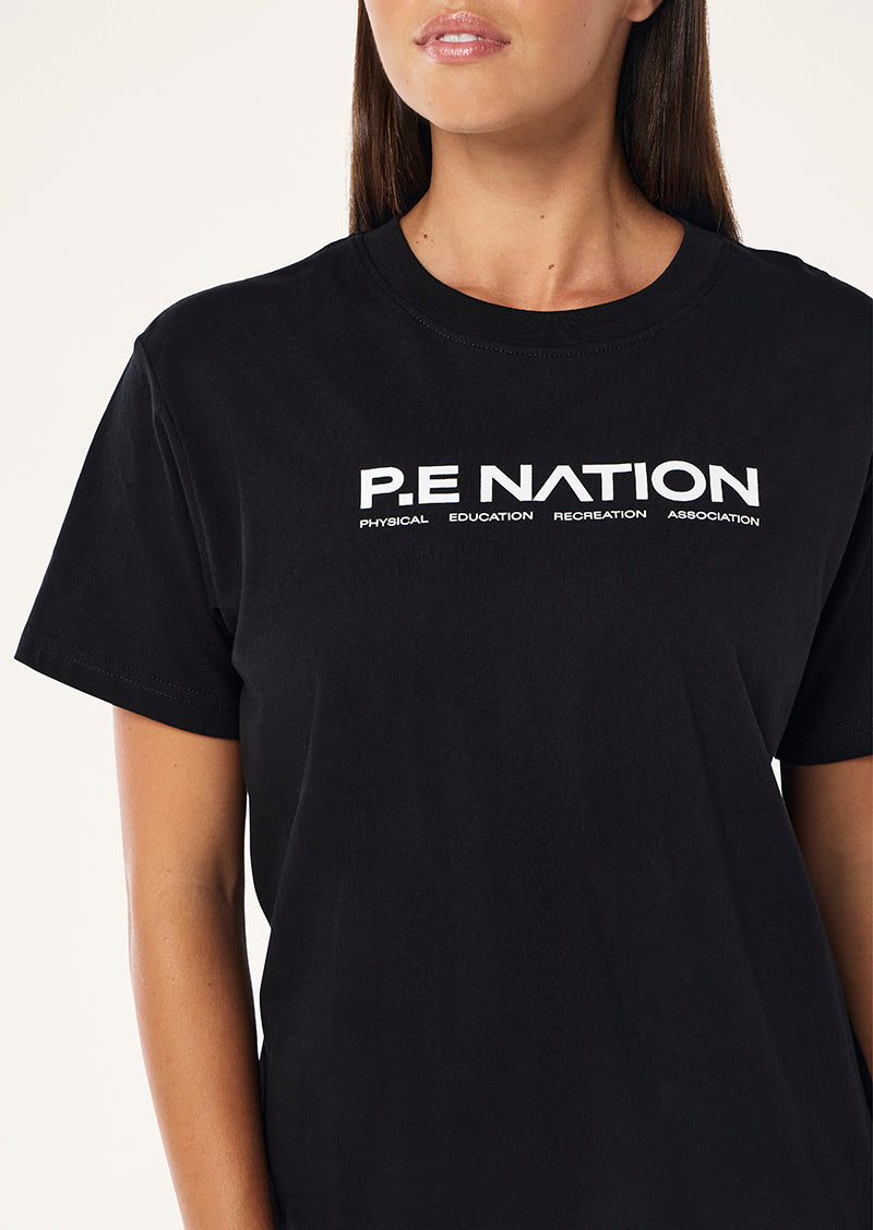 AERO SHORT SLEEVE TEE IN BLACK