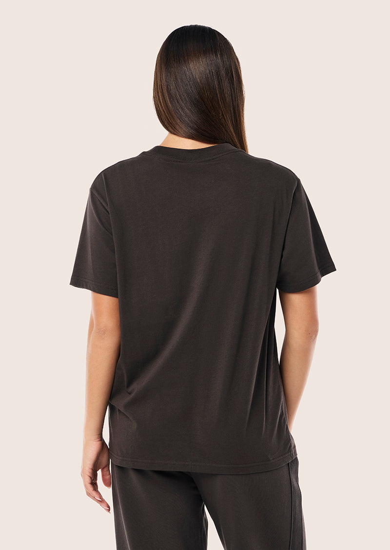 AERO SHORT SLEEVE TEE IN CAVIAR