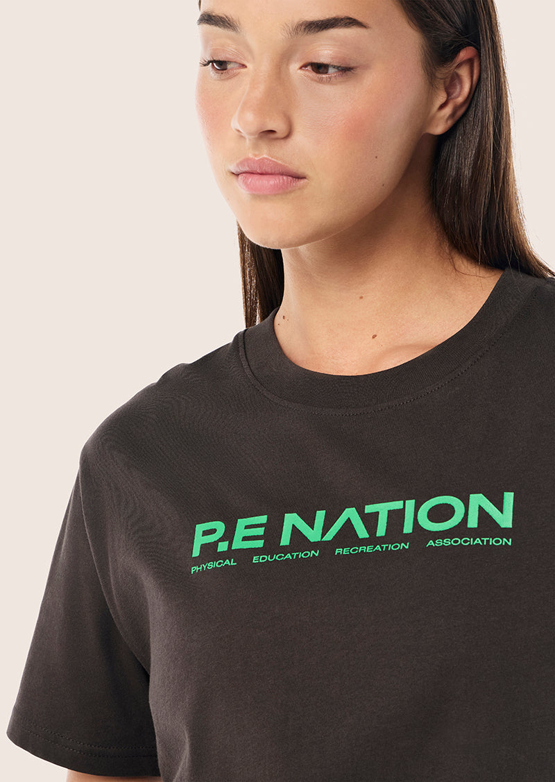 AERO SHORT SLEEVE TEE IN CAVIAR