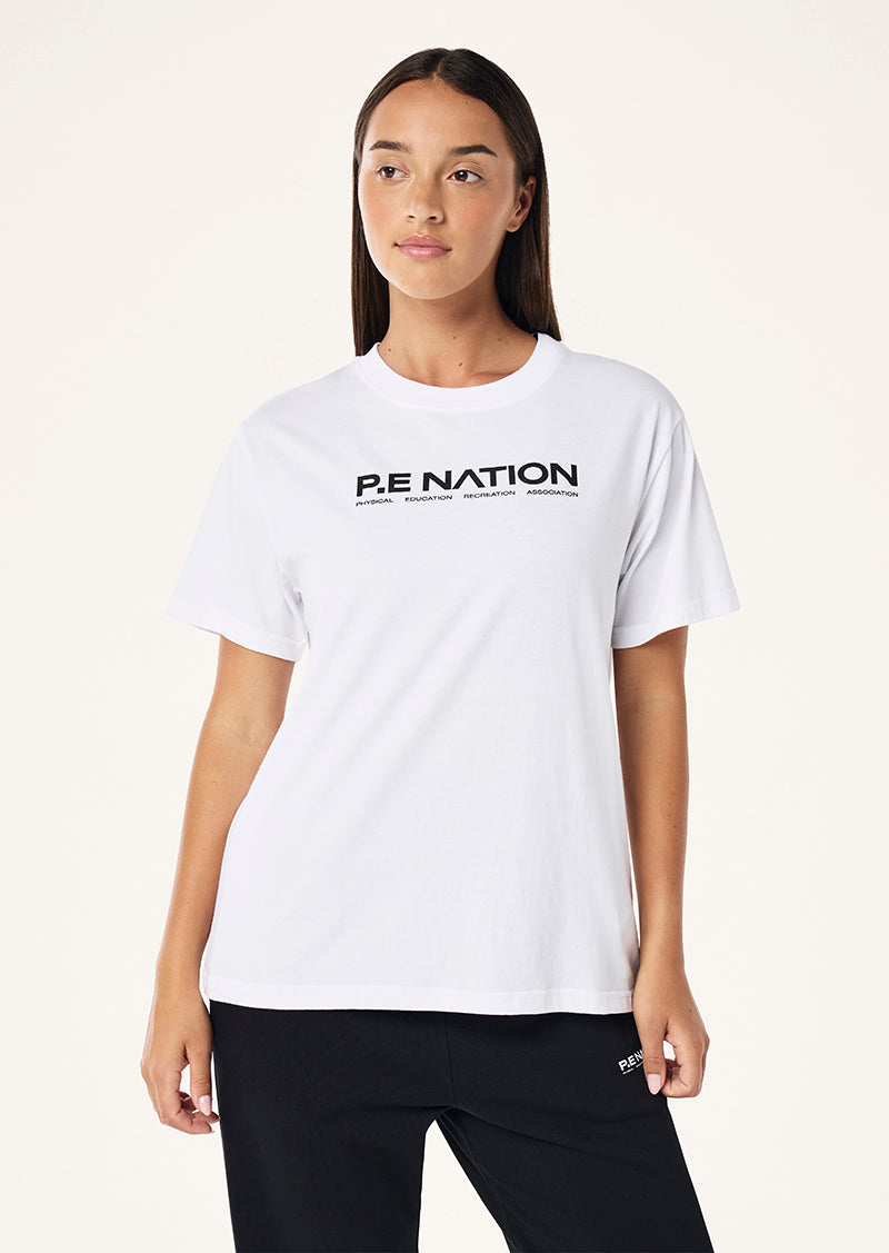 AERO SHORT SLEEVE TEE IN OPTIC WHITE