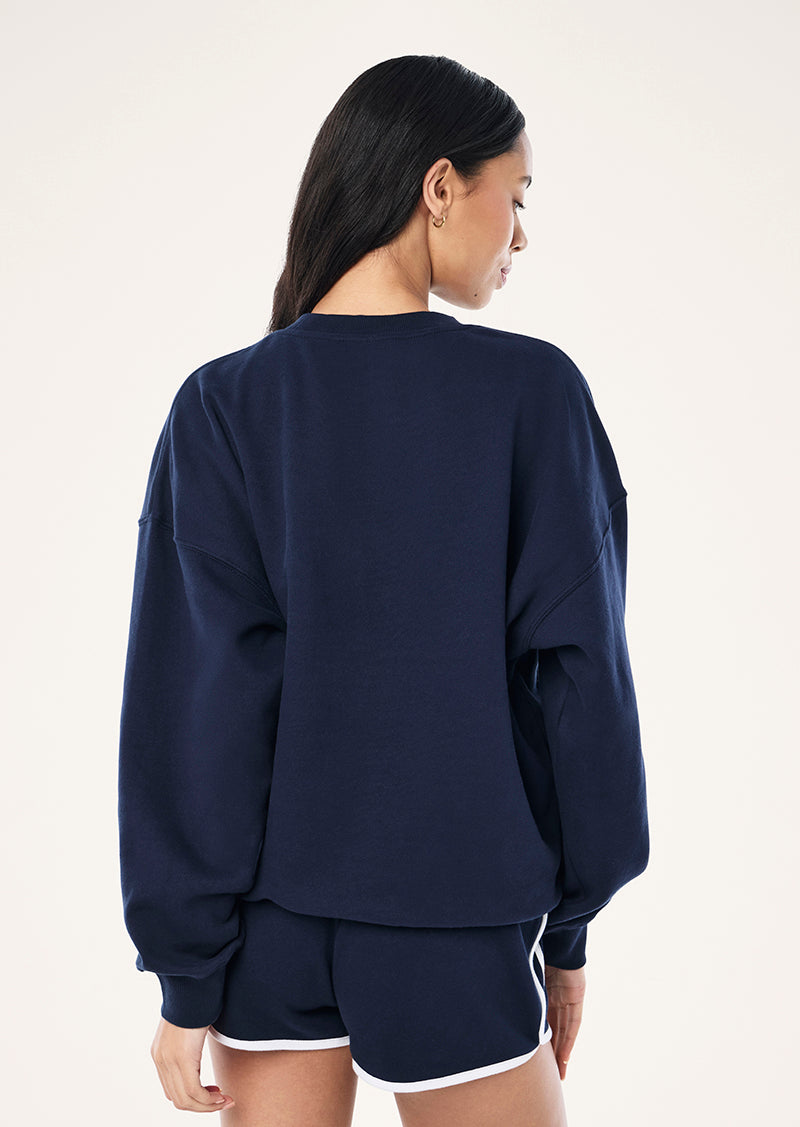 CHAMPION OVERSIZED SWEAT IN DARK NAVY