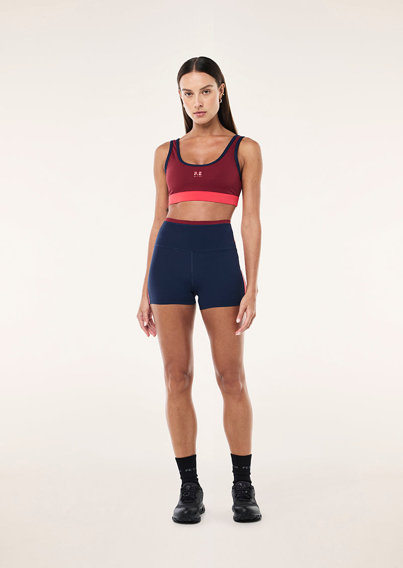 CONVEX 3 INCH BIKE SHORT IN DARK NAVY BY P.E NATION