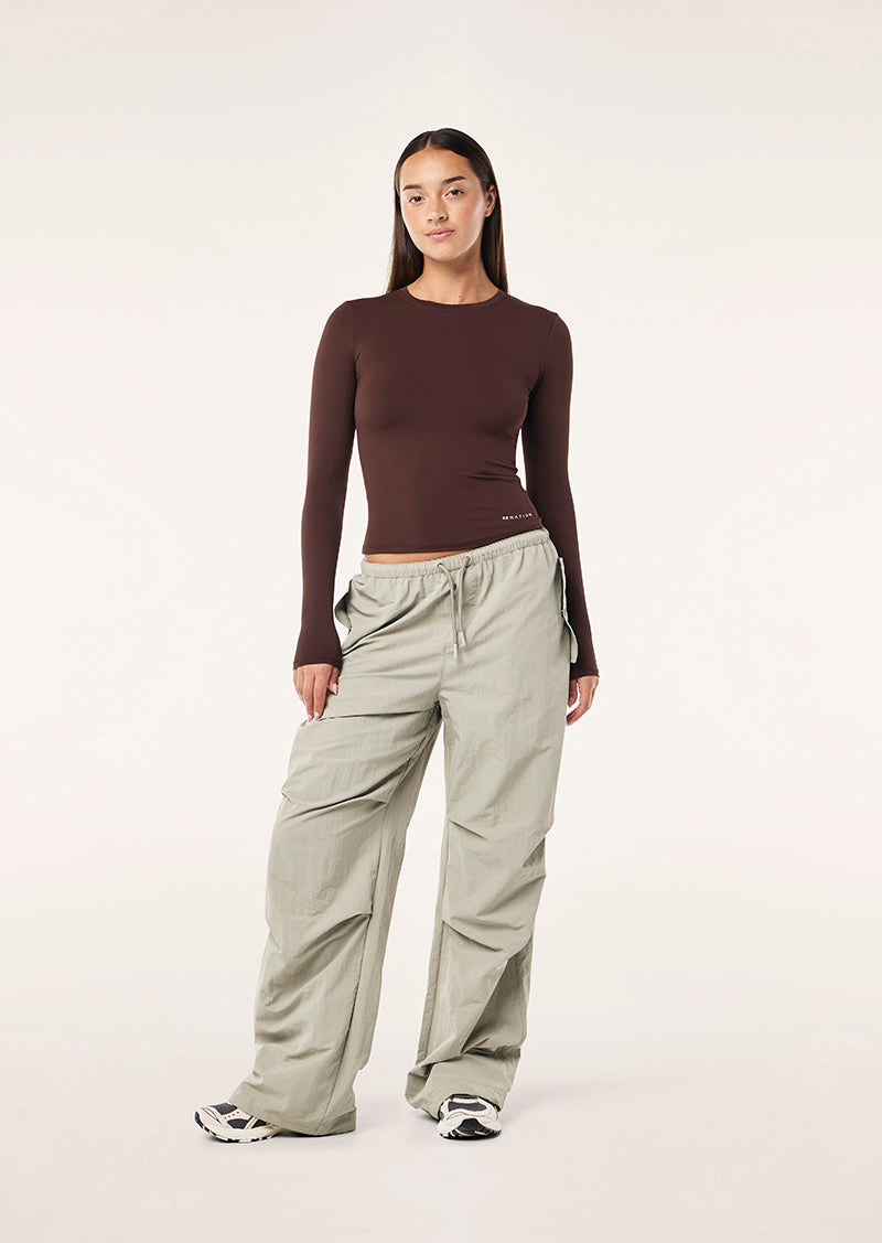 DISCOVERY PANT IN BISCUIT BY P.E NATION WOMENS ATHLEISURE PANTS