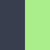 Dark Navy & Kiwi Green
