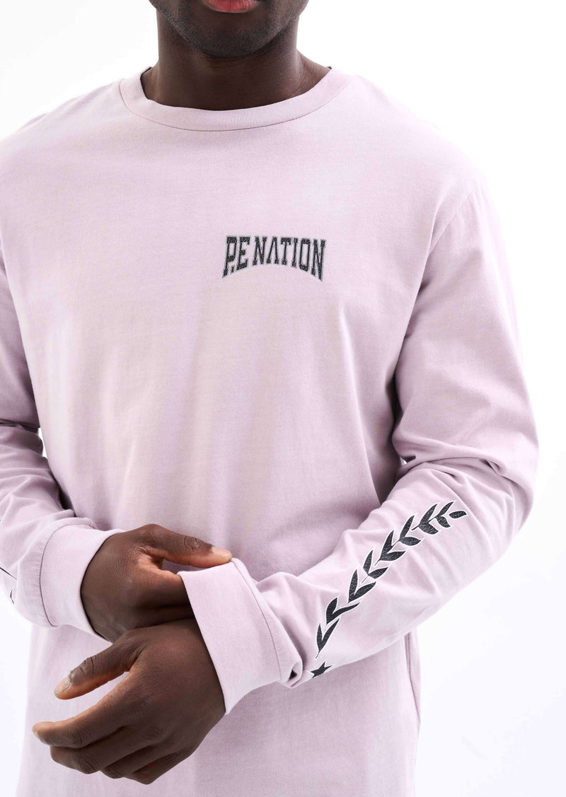 MATCH ROOM LS TEE IN IRIS
