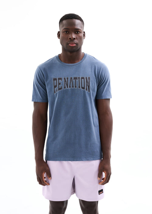 MATCH ROOM SS TEE IN INSIGNIA BLUE