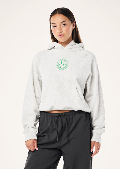 EXPOSITION HOODIE IN GREY MARLE