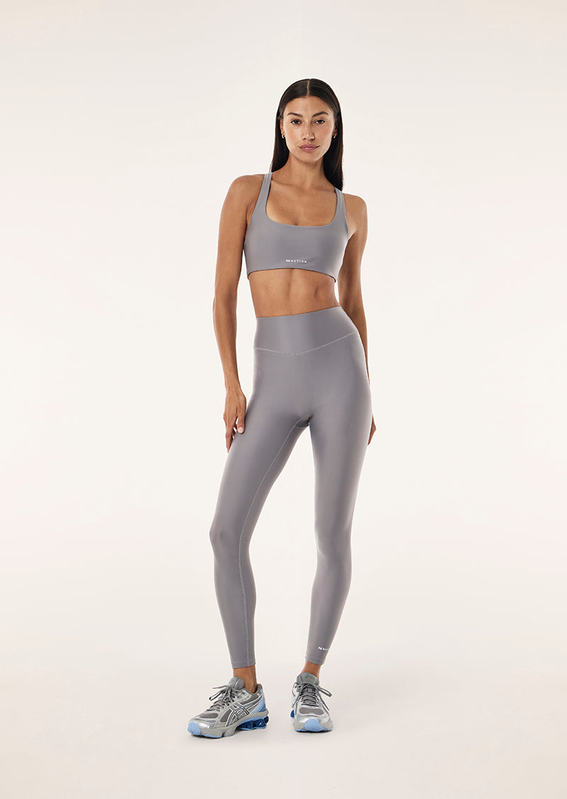 FAIRMONT FULL LENGTH LEGGING IN SILVER SHINE