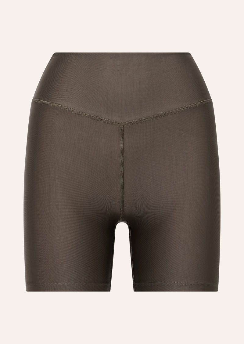 FAIRMONT 5 INCH BIKE SHORT IN MAJOR BROWN BY P.E NATION