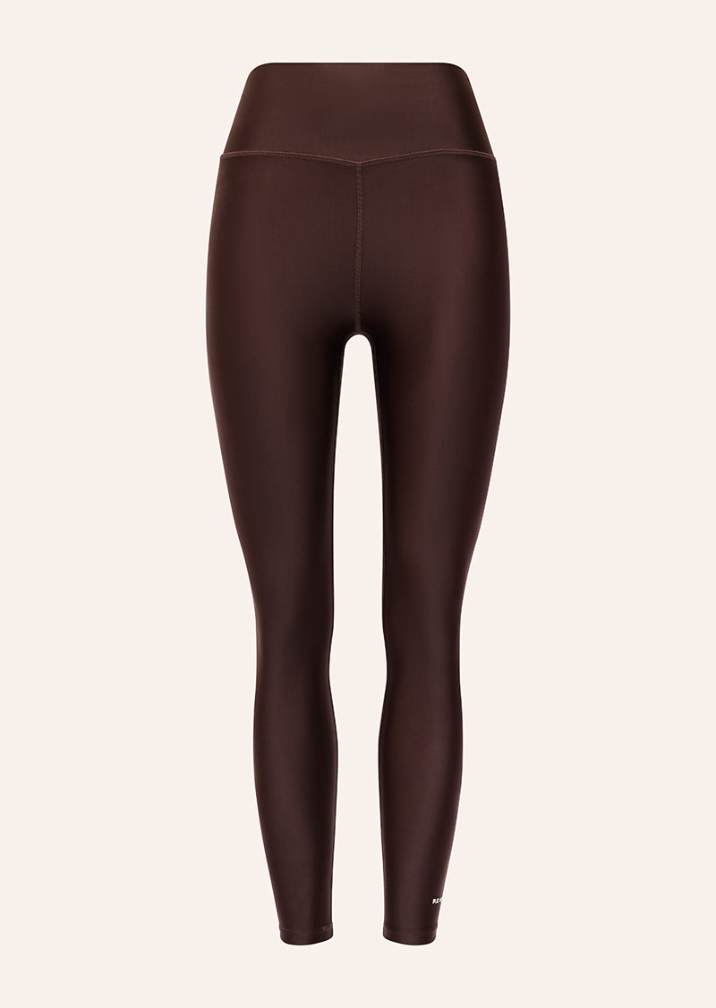 FAIRMONT FULL LENGTH LEGGING IN MAHOGANY SHINE BY P.E NATION, WOMEN'S ATHLEISURE LEGGINGS