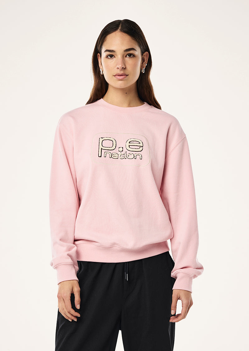FLUX SWEAT IN CHALK PINK BY P.E NATION