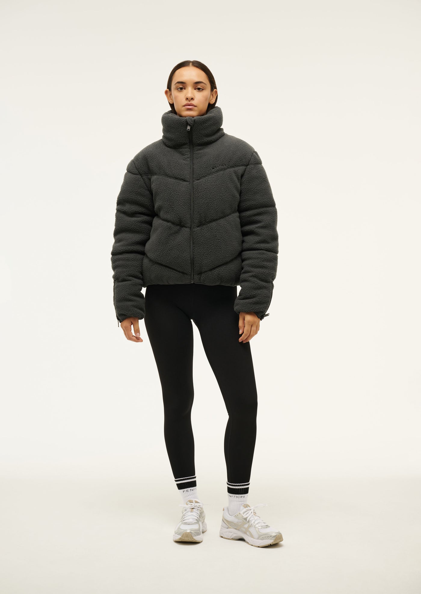 FORTUNE SHERPA JACKET IN MARINE BLUE
