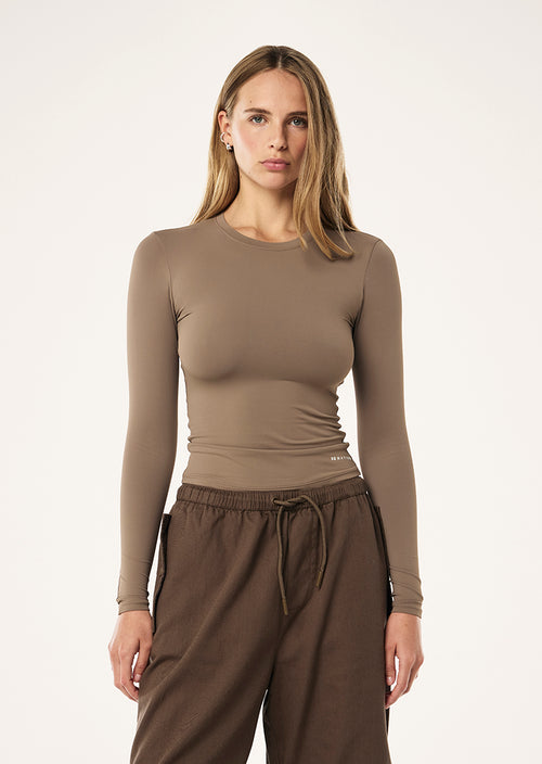 DISCOVERY COTTON PANT IN WALNUT BY P.E NATION