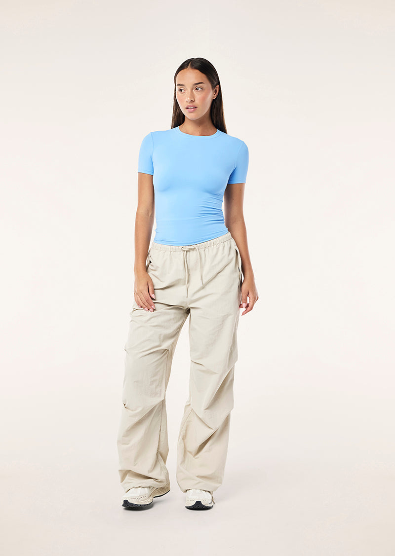 FOUNDATION SHORT SLEEVE TEE IN CORNFLOWER BLUE